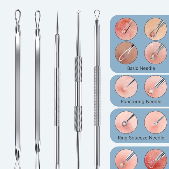 Blackhead Remover Tool, Pimple Popper Tool Kit - Picture 6 of 7